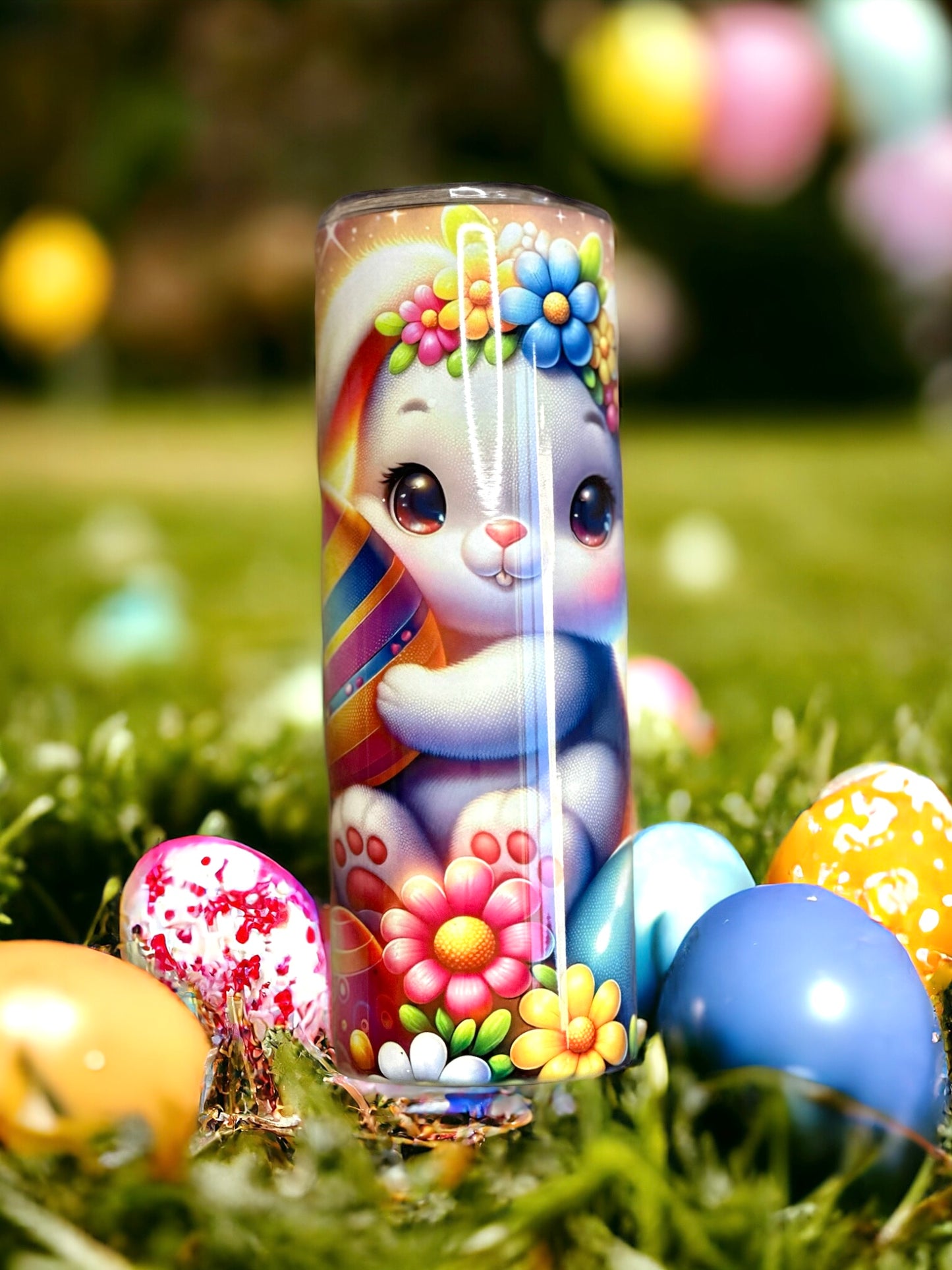 Seasonal Easter Bunny 20oz Tumbler