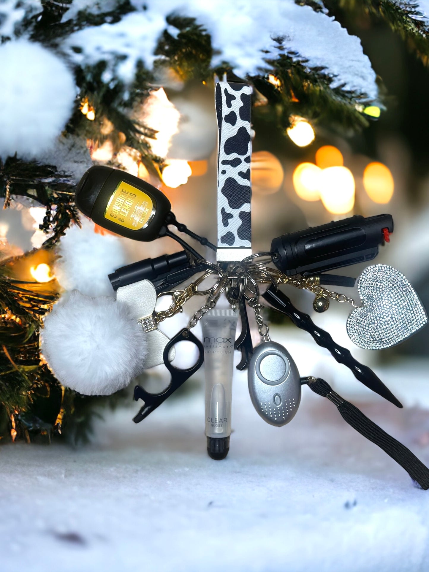 Boujee Cow 18+ Self Defense Keychain