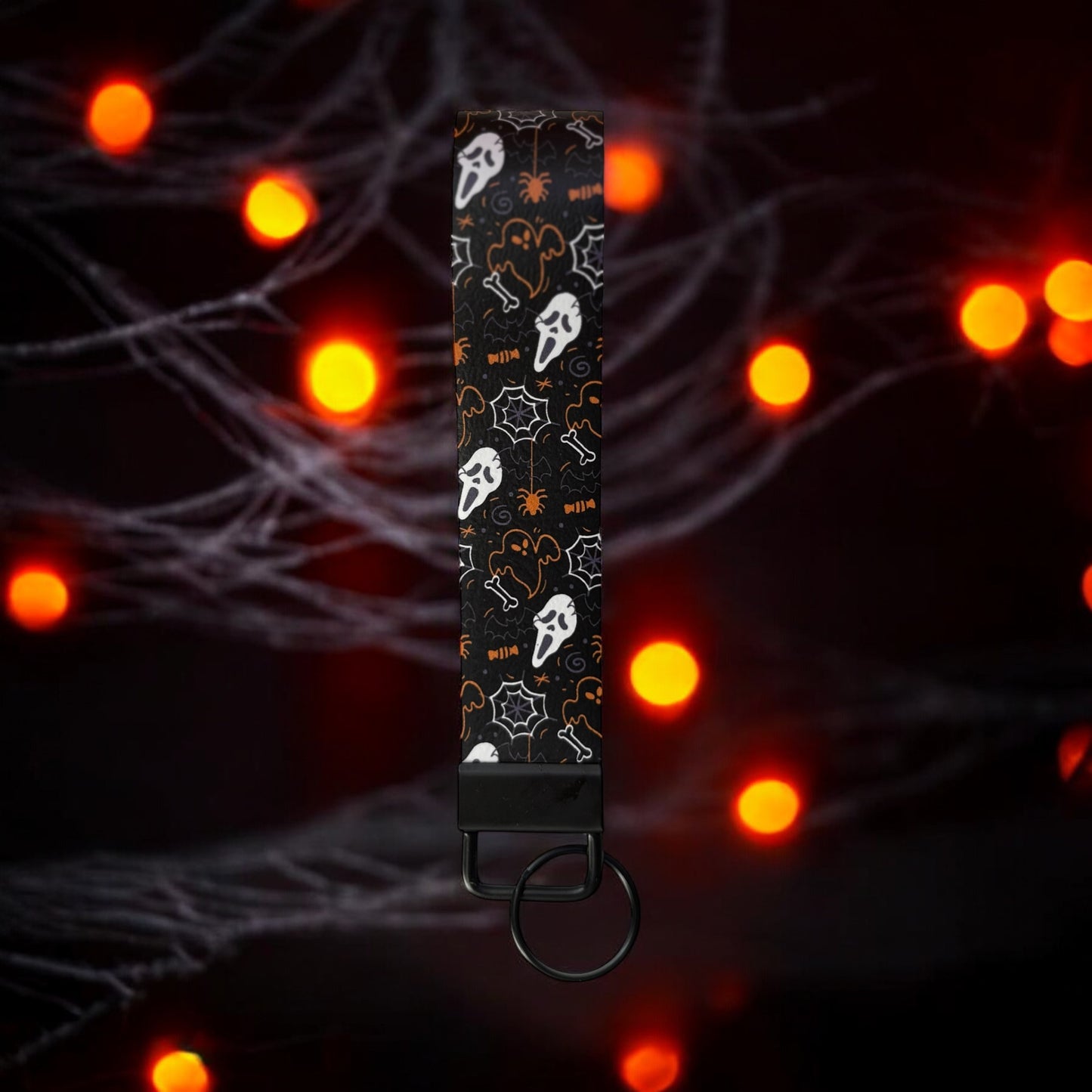 Ghost Keychain Wristlet