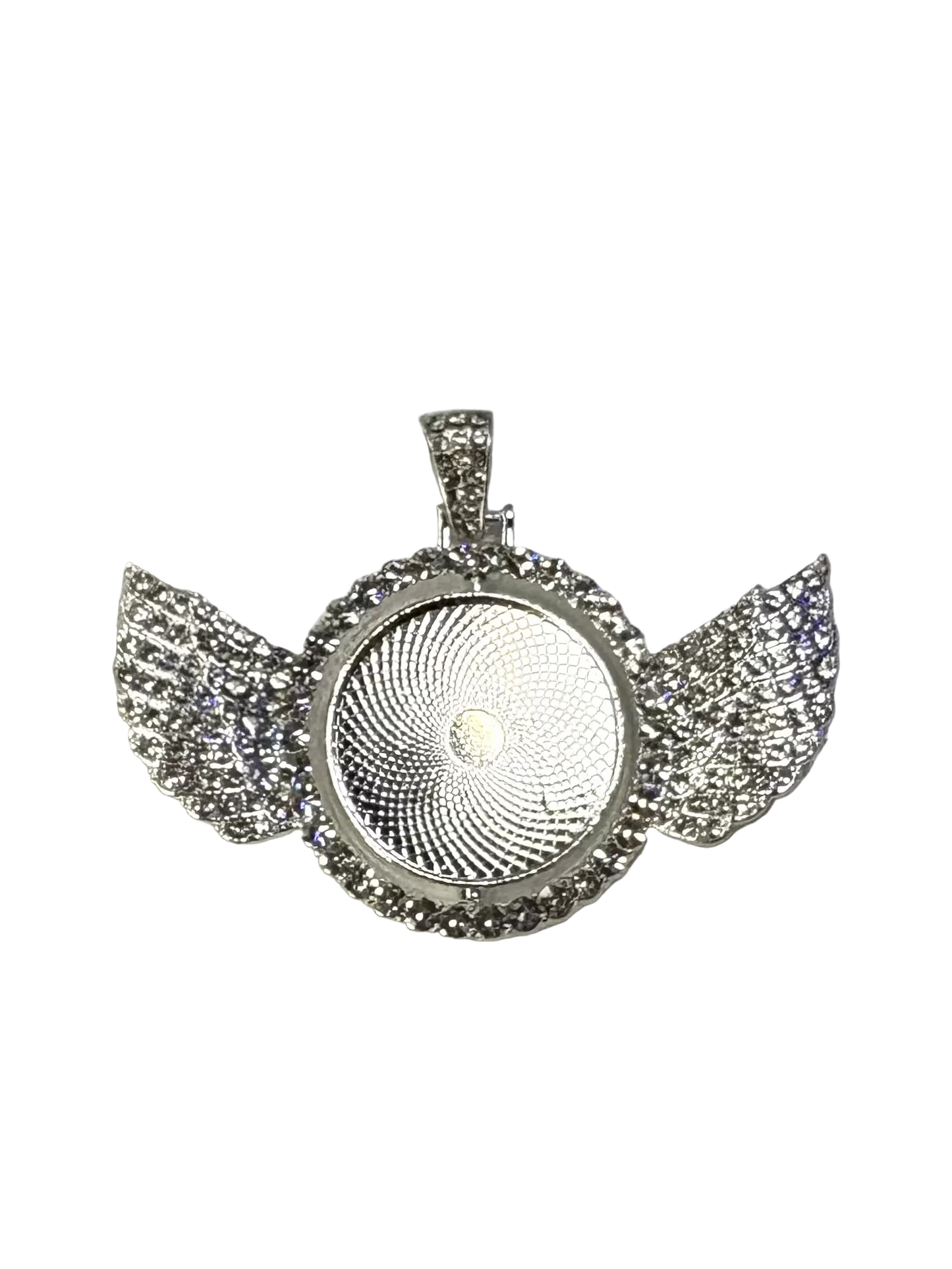 Double Sided Wing Photo Necklaces