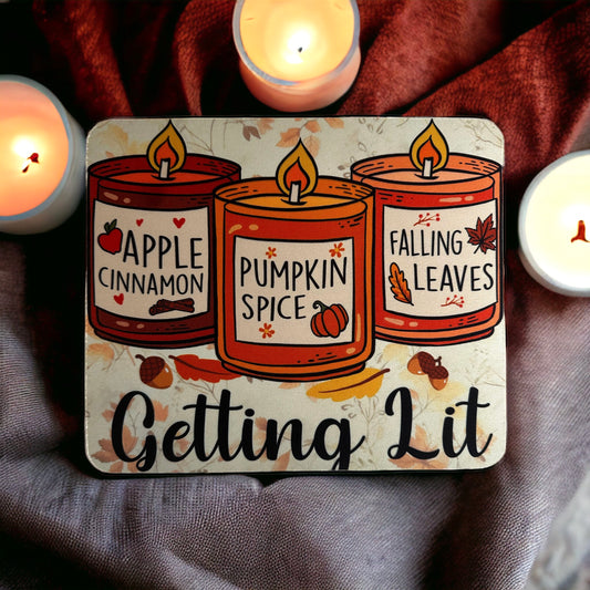 *New Getting Lit Candle Mousepad
