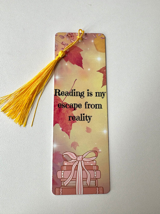 My Escape From Reality Metal Bookmark