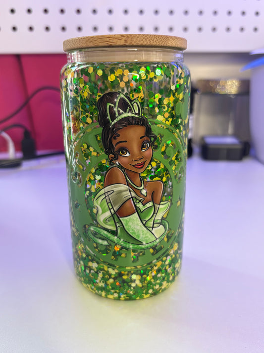 Princess T Glass Snowglobe