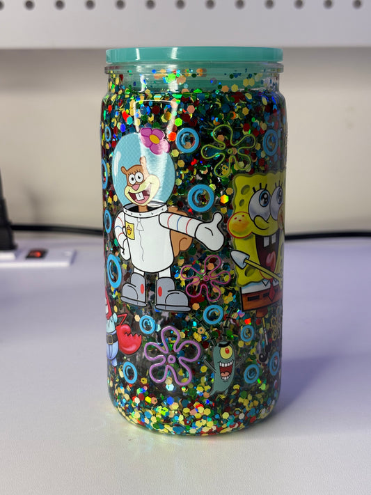 Under The Sea 16oz Acrylic Snowglobe Cup