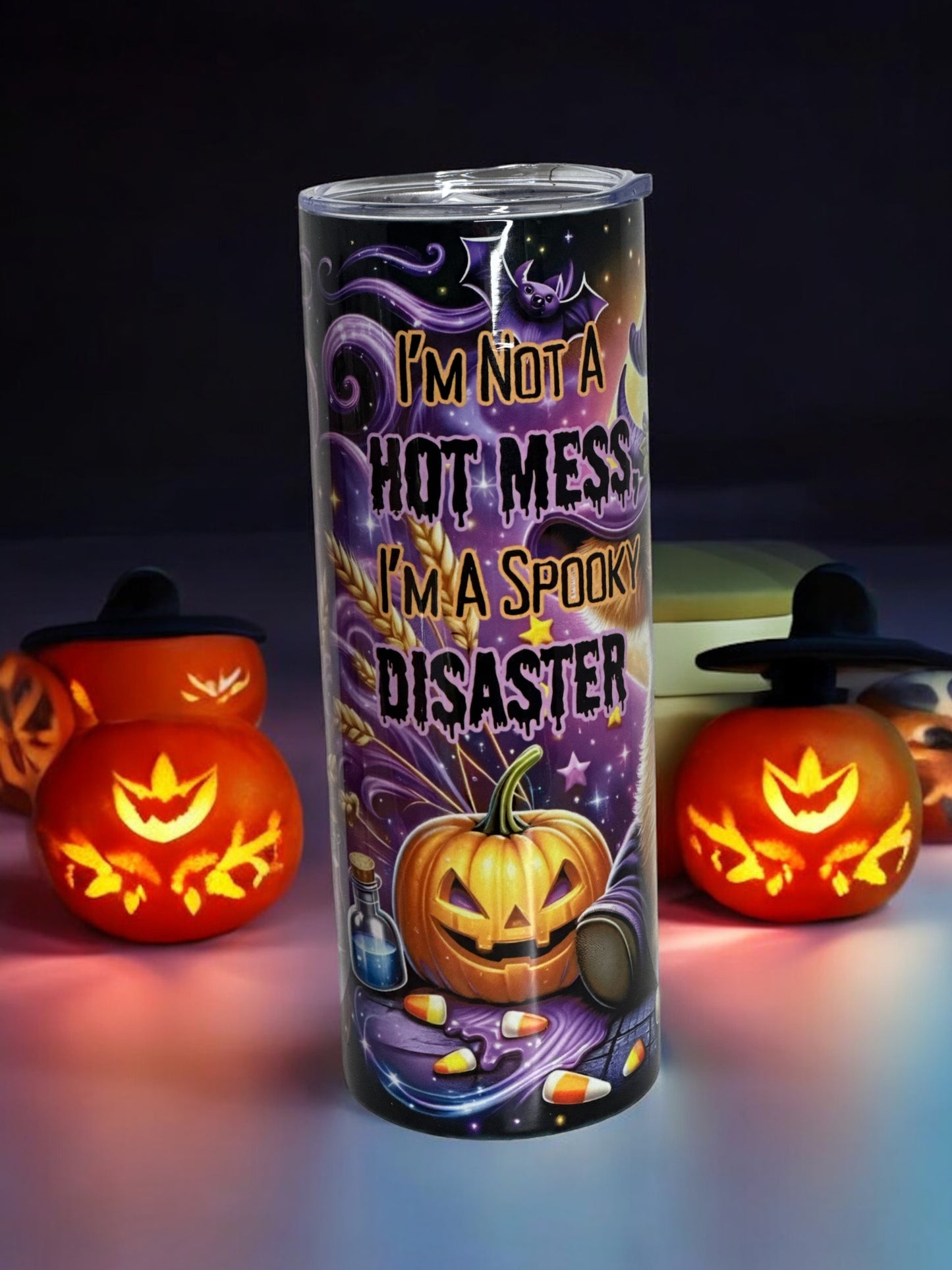 Halloween Cow I’m A Spooky Disaster 20oz Tumbler