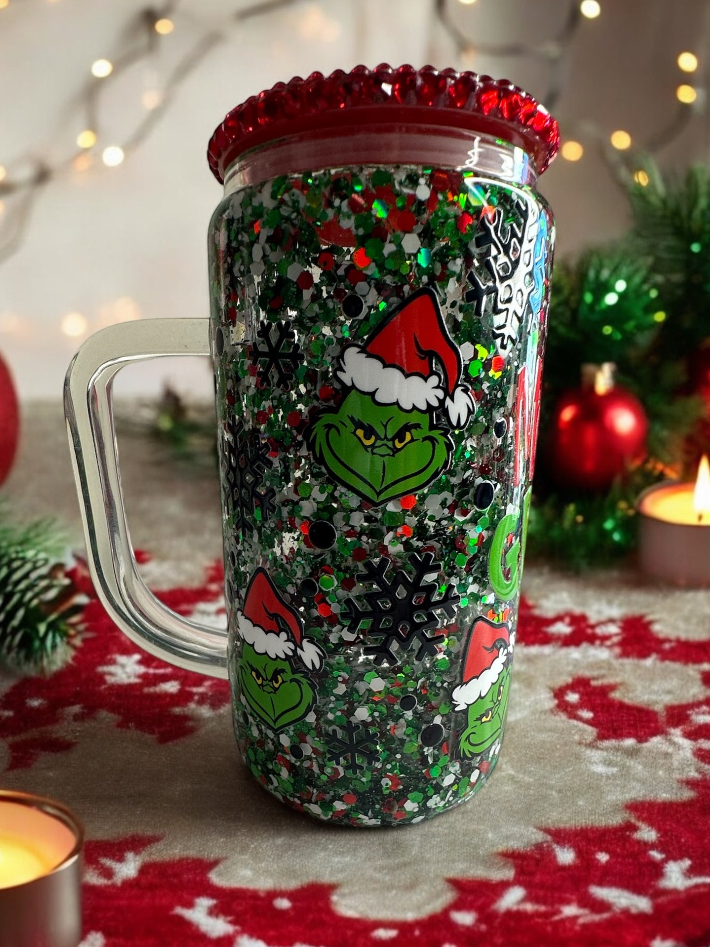 Merry G Mas 16oz Glass Tumbler