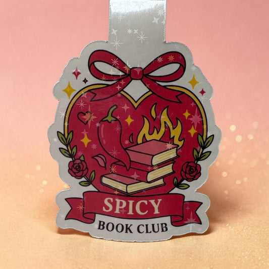 Spicy Book Club Bookmark