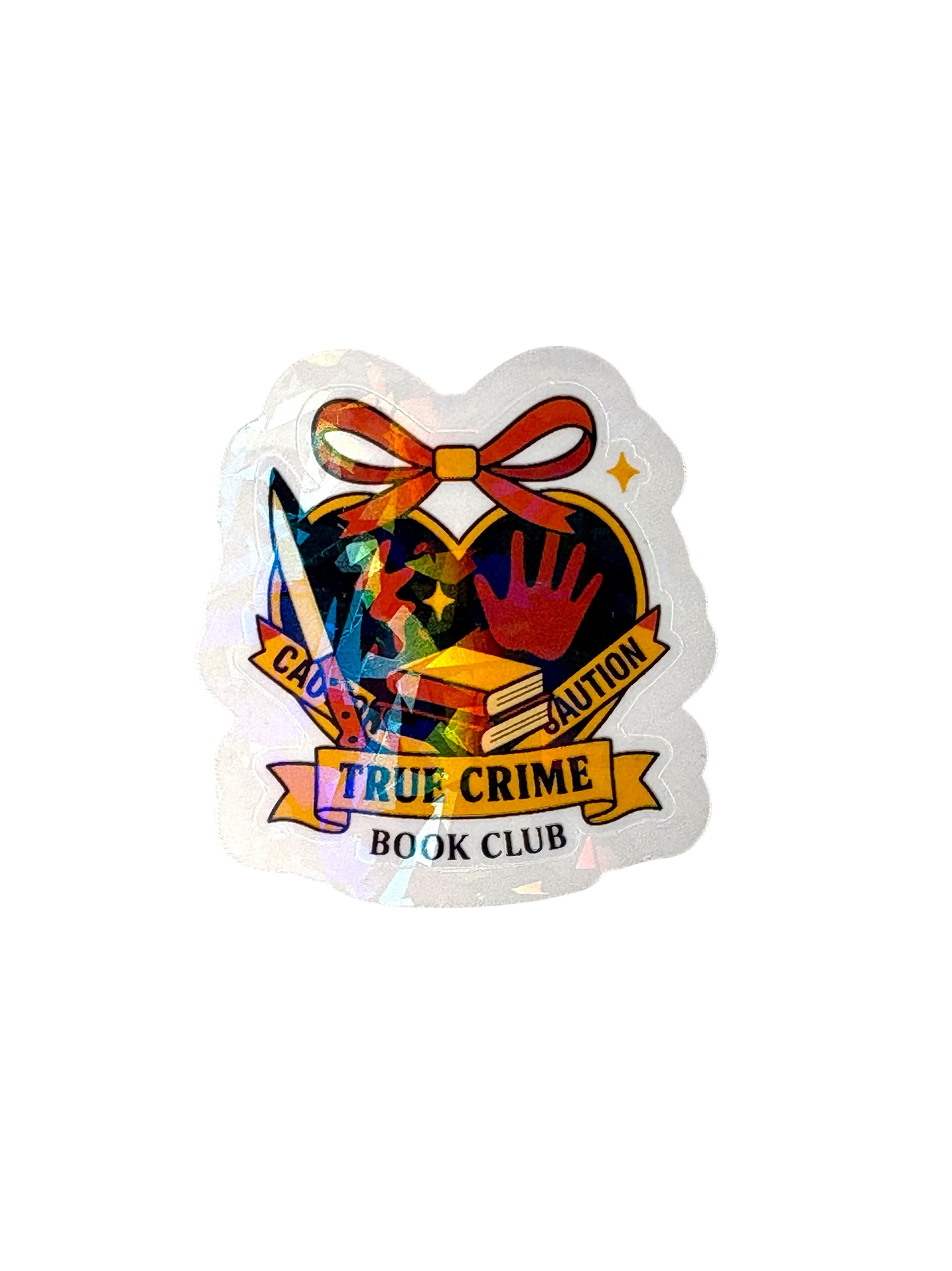 True Crime Book Club Single Sticker