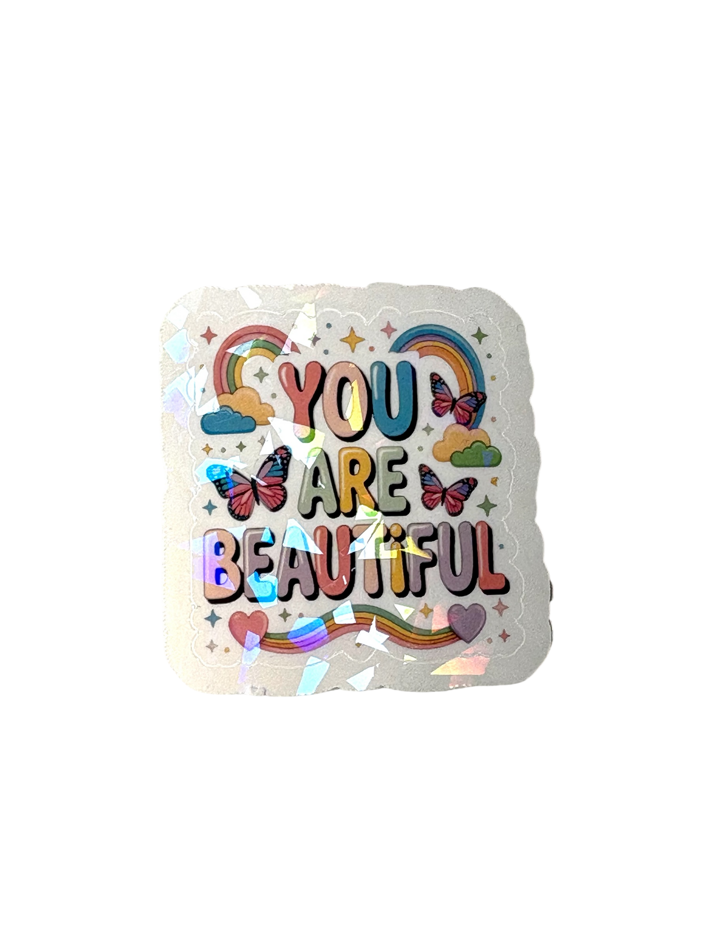 You Are Beautiful Single Sticker