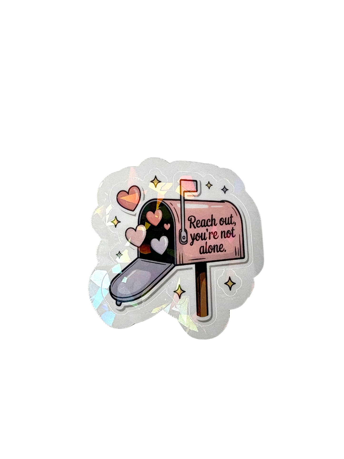 Reach Out Mailbox Single Sticker