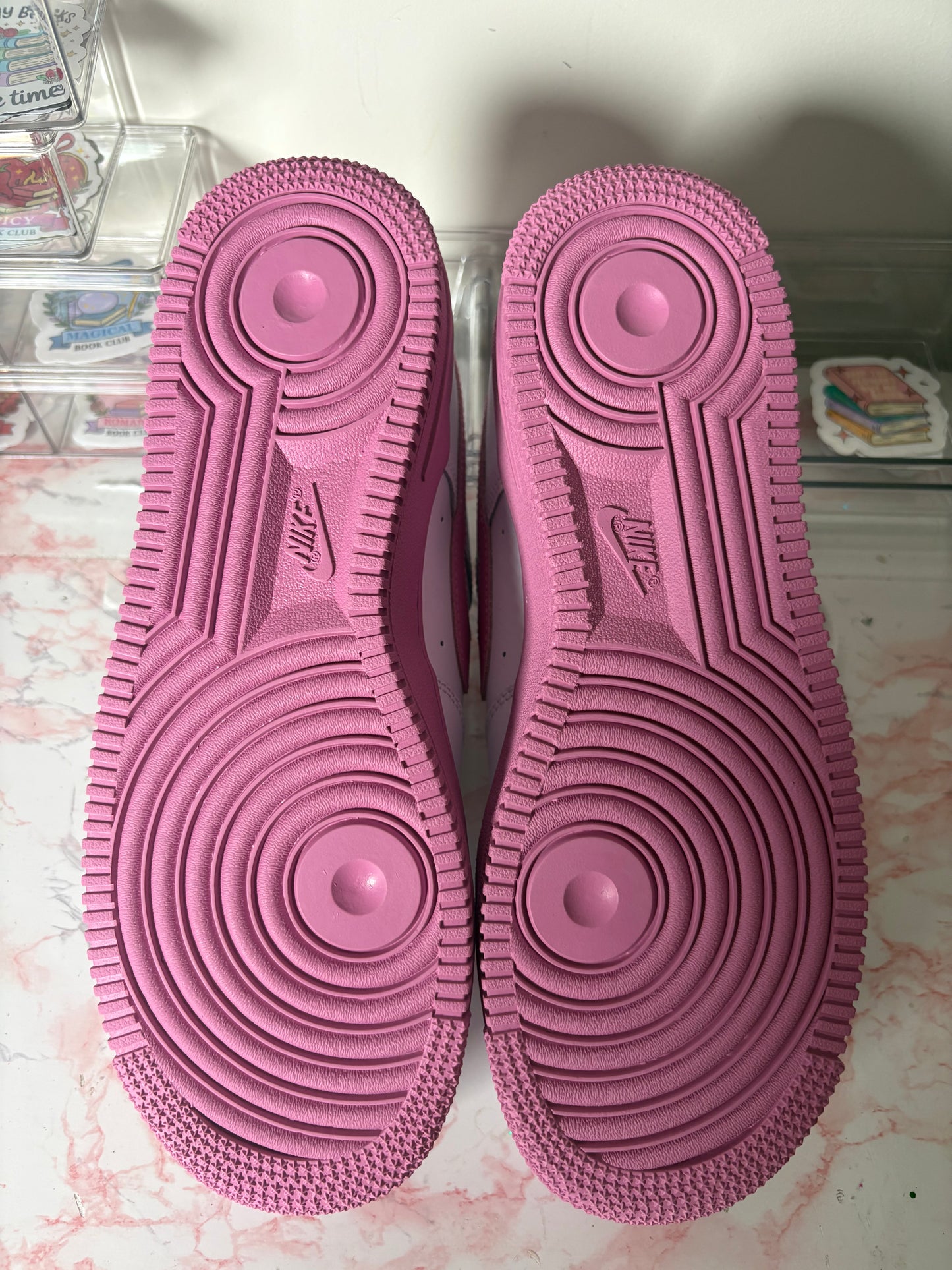 White/Pink Air Force 1 BG