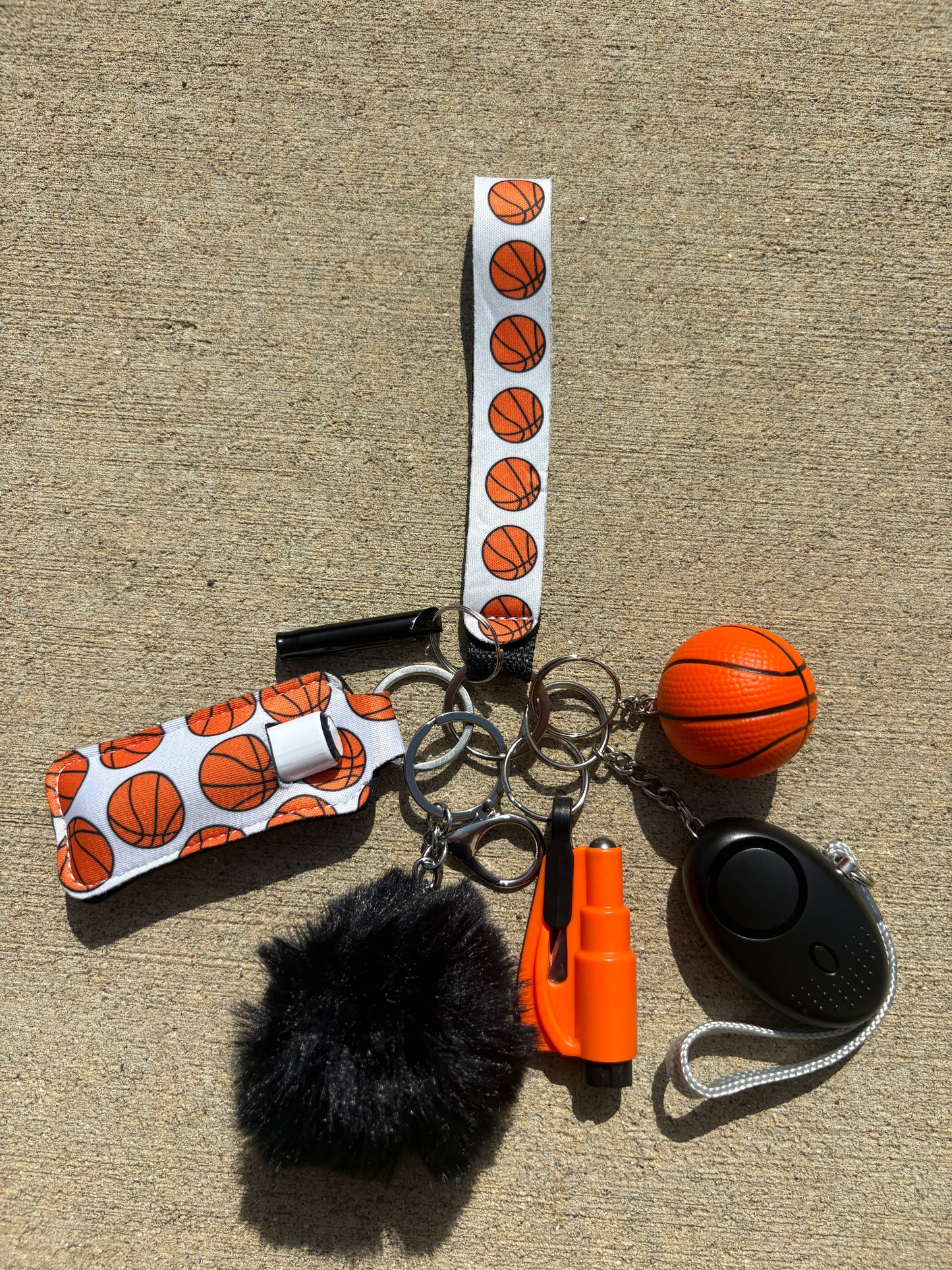 Basketball Safety Keychain Grade-school