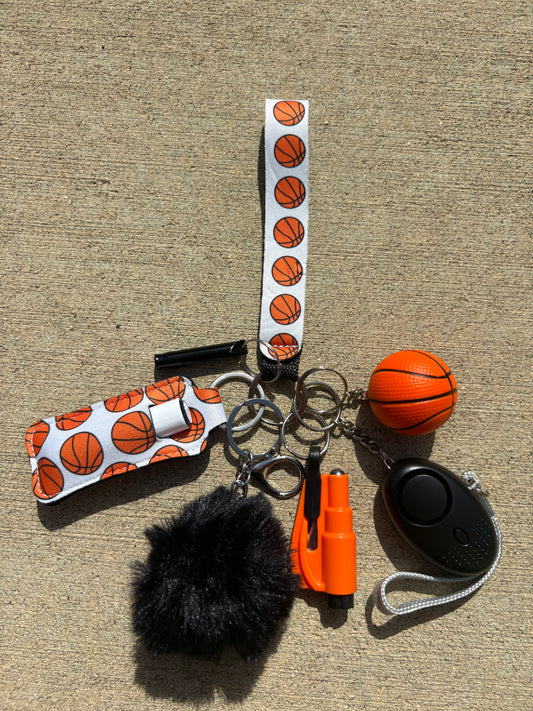Basketball Safety Keychain Grade-school